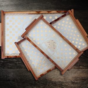 ArtisanCraft Solid Wood Serving Tray