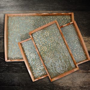 Decorative & Utility Tray for Dining, Desk & Vanity