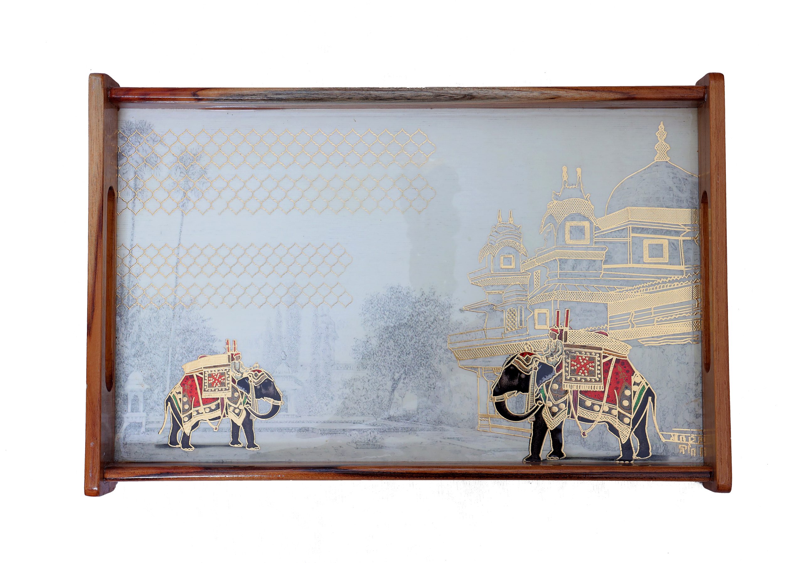 Heritage Wooden Serving Tray - Image 3